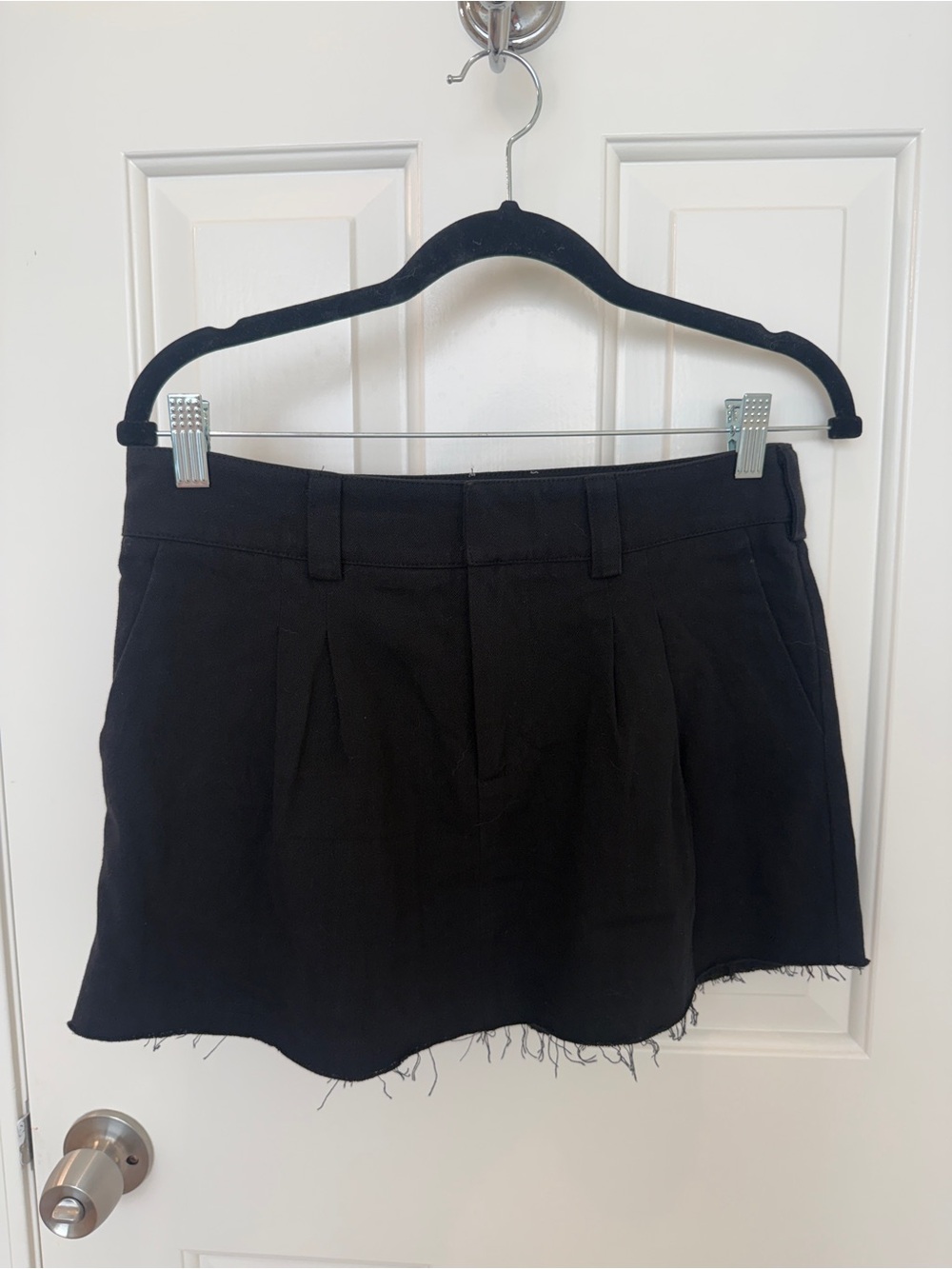 Luna B | Prep School Mini Skirt | Black